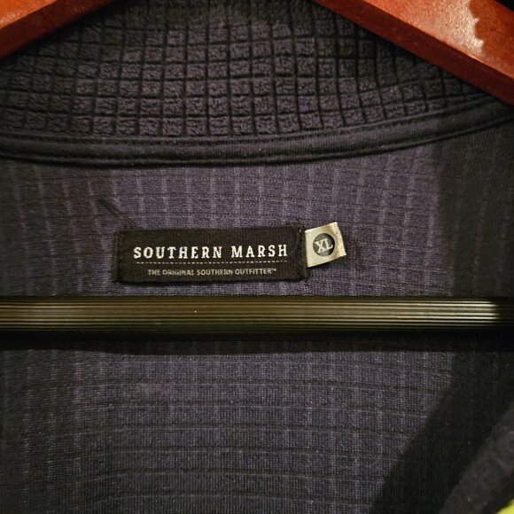 Southern Marsh FieldTEC Waffle Knit Pullover – Navy | Outdoor Essential - Picture 2 of 6